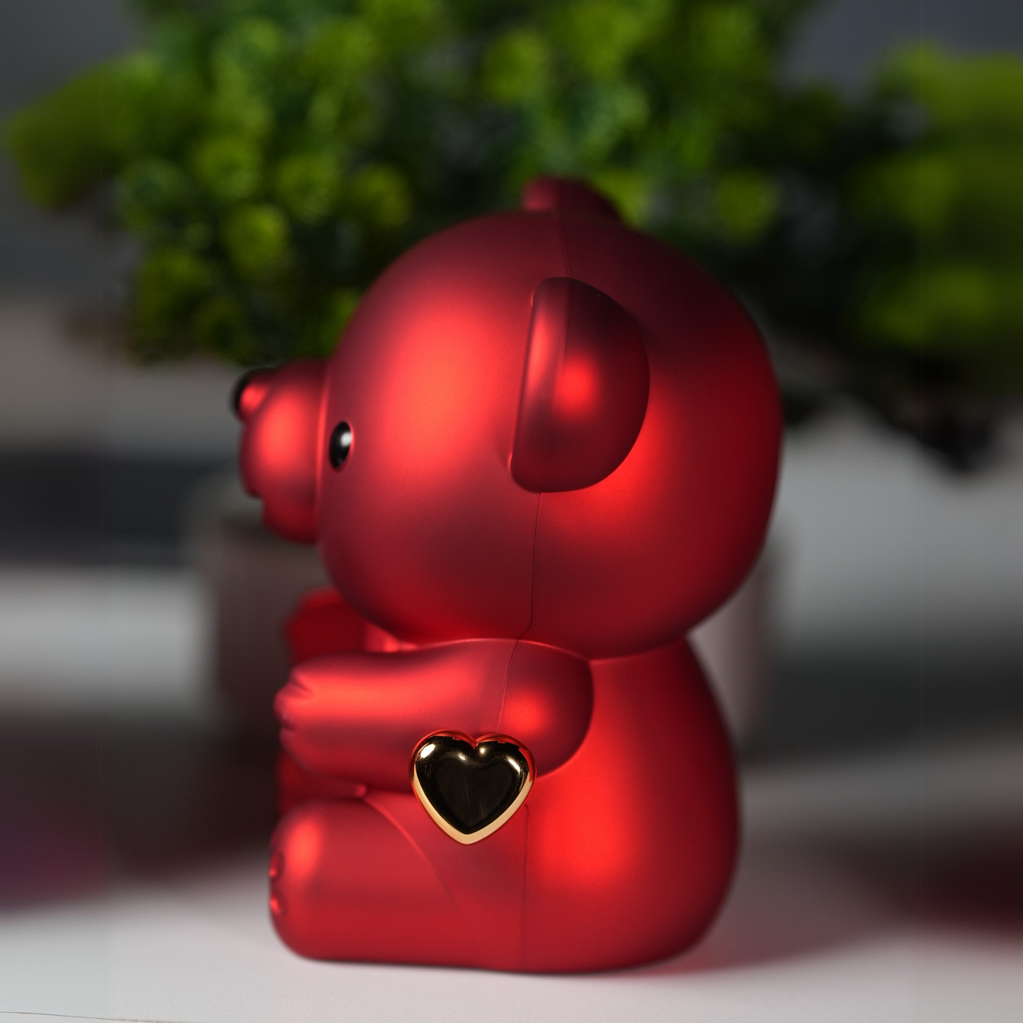 Hugging Bear Rotating Rose jewellery Gift Box without necklace π