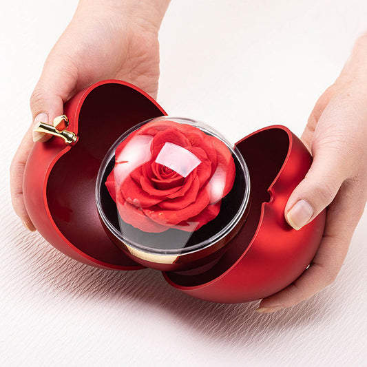 Eternal Rose Box with Necklace For Her